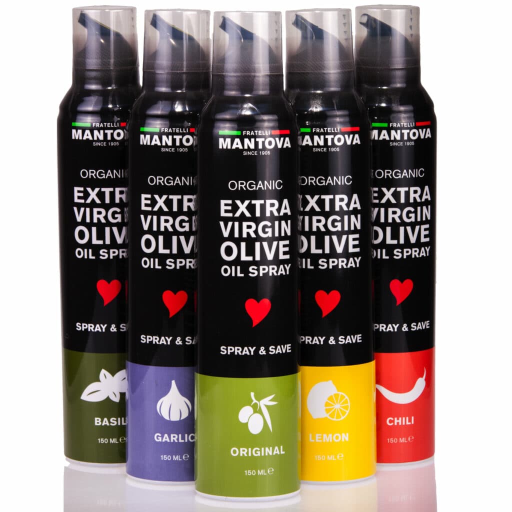 KARLSENS Spray & Save Jomfru oliven olier med flere smagsvarianter